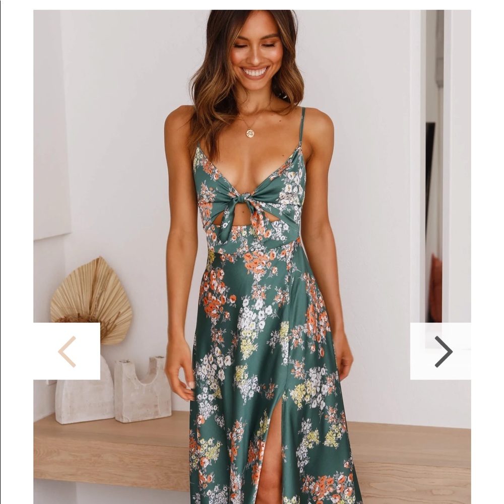Billy J Boutique’s dreamer dress in green